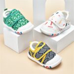Infant Boys Girls Sneakers Sea Pattern Spring and Autumn Soft Bottom Non Slip Comfortable Design Outdoor Casual Shoes Boys Wide Fit Trainers Size 3 - Image 4