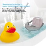 Baby Bath Chair, Anti-Slip Baby Shower Chair, Surround Bathroom Seats with Secure Suction Cups for Baby 6-18 Months - Image 4