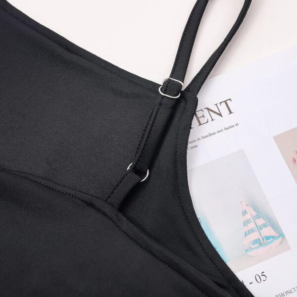 Kids Girl 2 Piece Outfits Teen Girls Sleeveless Bodycon Dress with Crop Jacket Children Plaid Long Sleeve Tops Shirts + Cami Short Dress Set Clothes - Image 9