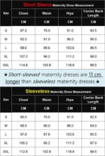 Ekouaer Women's Maternity Dresses Short Sleeve - Image 5