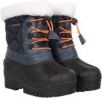 Mountain Warehouse Arctic Junior Adaptive Waterproof Snow Boots - IsoDry & Fleece Lined, Boys & Girls - For Winter Skiing & Sports
