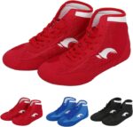Unisex Kid's Boxing Shoes High Top Training Wrestling Shoes Boxing Boots Boxing Shoes Competition Training Footwear