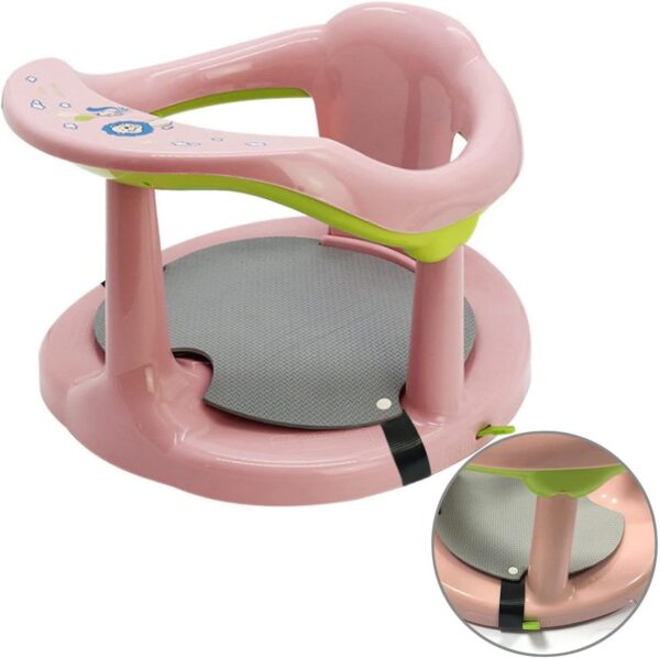 Portable Baby Bath Chair | Baby Bath Seat | Bath Seat with Suction Cups | Baby Bath Support Seat | Toddler Bathtub Seat | Non Slip Bath Seat Baby | Toddler Bath Seat | Bathtub Chair for Baby - Image 6