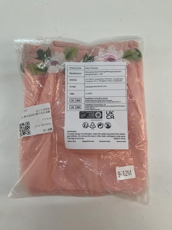 JiAmy Girls Dress and Cardigan Set Toddler Long Sleeve Knitted Coat Sleeveless Floral Print Dresses with Bow 2 Piece Outfits Clothes for Girl 12 Months-7 Years - Image 8