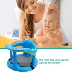 Toddler Shower Seat, Baby Shower Chair, Heat Resistant Bath Support Seat, Non-Slip Anti-Rollover Skin Friendly for 6-18 Month Boy Girl, 32 x 32 x 21 cm - Image 3