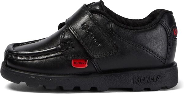 Kickers Boy's Fragma Single Strap Moc Toe Comfortable Leather Shoes - Image 2