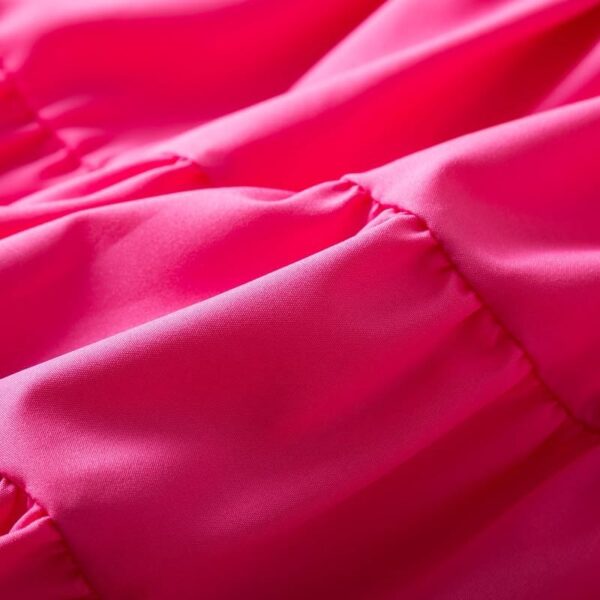 JiAmy Toddler Girls Dresses Ruffle Sleeve Solid Color Hollow Clothes A Line Party Kids Summer Dresses Tiered Splicing Outfit for 1-6 Years - Image 8