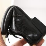 Boys 𝗢xford Dress Shoes, Pointed Toe Leather Lace-Up Formal Business Wedding Shoes, Black 𝗦nake Skin Pattern Men's Dress Shoes, Kids Student Casual 𝗨niform Leather Shoes British Children - Image 6