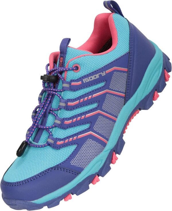 Mountain Warehouse Bolt Kids Active Waterproof Shoes - Rainproof IsoDry Sneakers with Mesh Upper, EVA Cushion, for Boys & Girls - Best for Autumn, Walking & Outdoors - Image 7