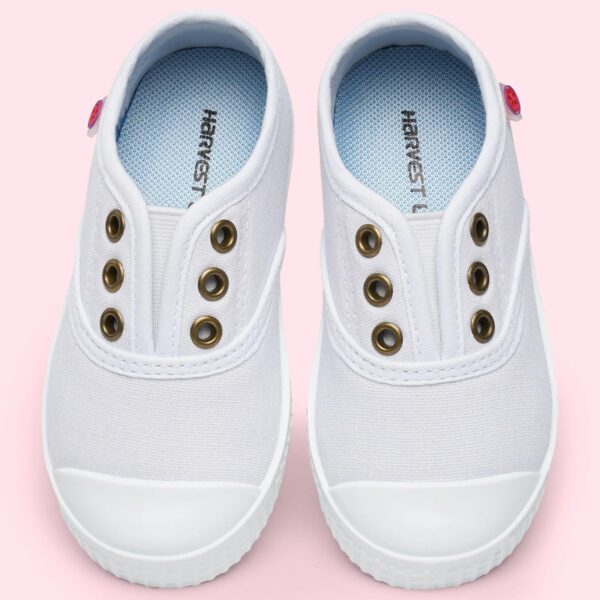 Unisex Kids Canvas Shoes Toddlers Sneakers Breathable Slip-on Trainers Pumps Plimsoles for Boy and Girls - Image 6