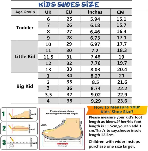 RTOUNT Kids Trainers Boys High Top School Tennis Sneakers for Girls Running Adjustable Strap Shoes - Image 2