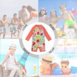 upandfast Baby Boys/Girls Zipper Swimwear with Snap Bottom UPF 50+ Sun Protection Toddler One Piece Swimsuit - Image 7