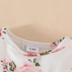 JiAmy Baby Girls Dress Outfits Sleeveless Floral Print Tulle Tutu Dresses Long Sleeve Waffle Cardigan Coat 2Pcs Clothes Set for Toddler Girl 6 Months-3 Years - Image 5