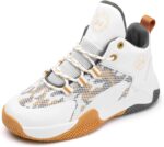 Kid's Basketball Shoes Boys Sneakers Girls Trainers Comfort High Top Basketball Shoes for Boys(Little Kid/Big Kid) Kids Athletic Shoes Boys