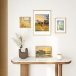 Picture Frame 12×12, Oak Wood 12×12 inch Square Photo Frame, 3 Pack 12×12 Frame with Mount for 8x8 Photo Frames, Vertical & Horizontal Wall Hanging Picture Frame for Home Poster Prints Decor - Image 9