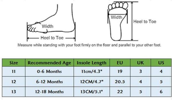 Unisex Baby Boys Girls Sandals Infant Girls Boys Summer First Walking Shoes Anti-Slip Rubber Sole Prewalkers Sneakers Easy to Put on Breathable Trainers 0-18M - Image 3