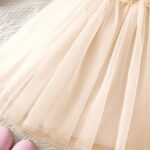 JiAmy Toddler Girl Tulle Dress Princess Casual Summer Strap Flower Sundress Mesh Sleeveless Kids Baby Dresses for Age 2-6 - Image 5
