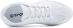 Womens Cheerleading Shoes Girls Cheer Shoes White Cheerleading Sneaker School Yoga Gymnastics Training Shoes - Image 3
