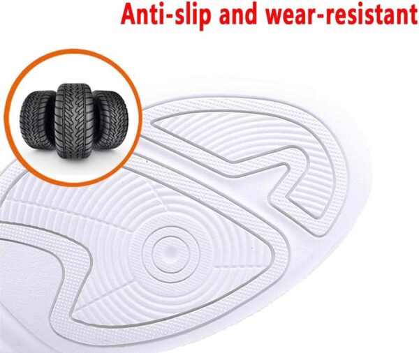 Womens Cheerleading Shoes Girls Cheer Shoes White Cheerleading Sneaker School Yoga Gymnastics Training Shoes - Image 6