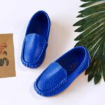 Baby Boy Trainers Toddler Girls Soft Slip On Loafers Dress Flat Shoes Boat Shoes Casual Shoes Trainers 34 Boys, blue, 12.5 UK Child - Image 3