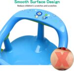 Baby Bath Seat for 6 Months Plus, Portable Non-Slip Baby Bath Chair, Bath Seat with Suction Cups, Baby Bath Support Seat, Heat Resistant Bath Support Seat Non-Slip Anti-Rollover Skin Friendly - Image 9