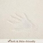 Round Area Rugs Fluffy Carpets Nursery Area Rug Crawling Play Mat for Children Toddlers Bedroom Shaggy Decor for Teenage Rug for Bedroom Living Room Anti-Skid Cartoon Lion (Brown, 120cm) - Image 2