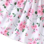 Girl Dress Toddler Long Sleeve Dresses A-line Floral Casual Party Dress with Cardigan Sets for Little Big Kids 4-13 Years - Image 6