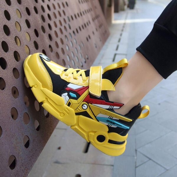 Fashion Youth Shoes Fashionable Children's Shoes Boys and Girls Sneakers Casual Sports Shoes Mecha Boys Shoes 28-39 - Image 3