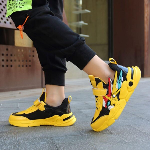 Fashion Youth Shoes Fashionable Children's Shoes Boys and Girls Sneakers Casual Sports Shoes Mecha Boys Shoes 28-39 - Image 5