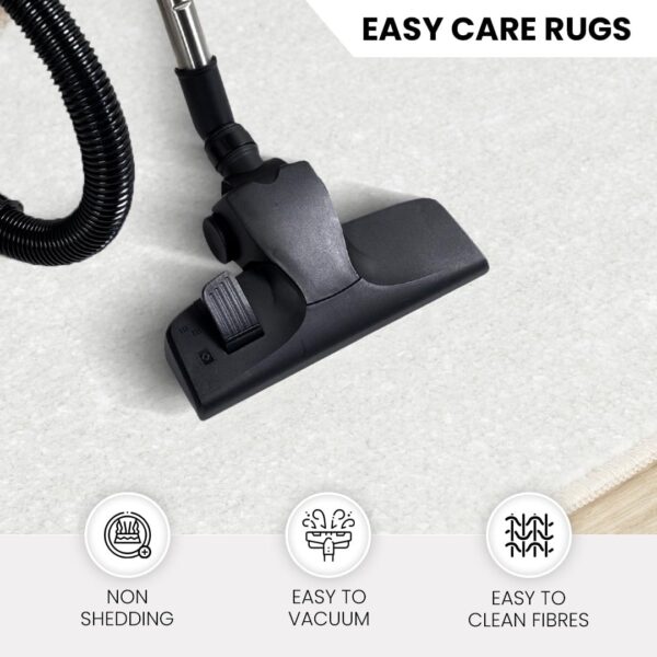 Livabliss Rainbow Washable Kids Rug - Childrens Rugs for Bedroom 80x150 cm, Machine Washable Animal Rug for Girls & Boys Bedroom, Playroom and Nursery Rugs - Girl, Boy, Baby, Kids Carpet, Cream - Image 2