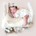 Uposao Baby Girl Shoes with Headband Gift Soft Sole Non-Slip Sneakers Princess Shoes for Birthday Baptism Ceremony Kids Girls 0-6 Months - Image 4