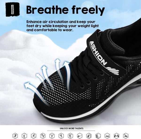 Boys Trainers Kids Running Walking Shoes Sport Shoes Breathable Athletic Sneakers - Image 3