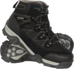 Mountain Warehouse Trail Kids Waterproof Boots - Synthetic Mesh Upper Girls & Boys Shoes, EVA Footbed, High Traction - Best for Spring Summer, Hiking & Outdoors