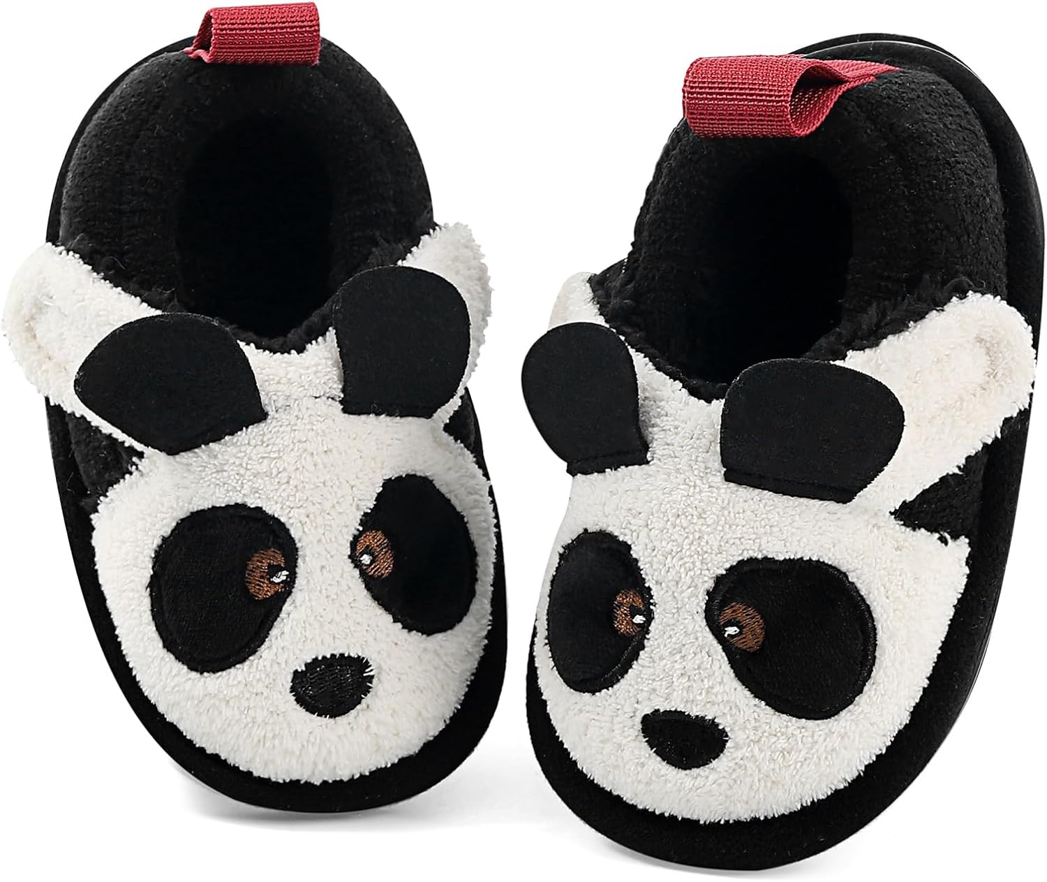 1743356062_714BRTHNYBL._AC_SL1500_.jpg LACOFIA Boys' Girls' Slippers Kids Fluffy Slippers Children Winter Warm Indoor Animal Slipper Anti-Slip House Shoes - Image 1