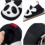 LACOFIA Boys' Girls' Slippers Kids Fluffy Slippers Children Winter Warm Indoor Animal Slipper Anti-Slip House Shoes - Image 3