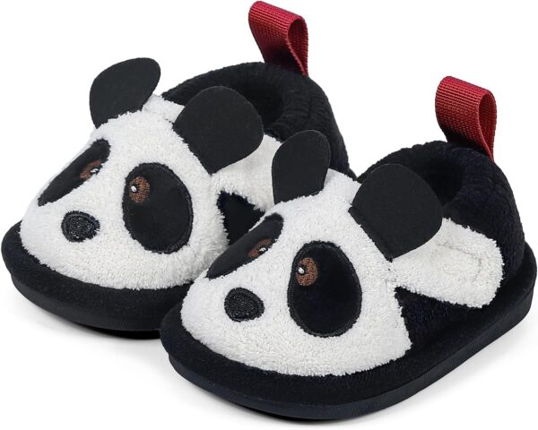 LACOFIA Boys' Girls' Slippers Kids Fluffy Slippers Children Winter Warm Indoor Animal Slipper Anti-Slip House Shoes - Image 7