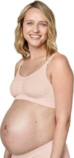 Medela Keep Cool Seamless Maternity and Nursing Bra with 2 Breathing Zones and Soft Touch Fabric for Comfortable Support, Black