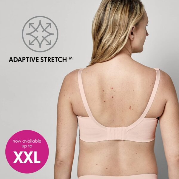 Medela Keep Cool Seamless Maternity and Nursing Bra with 2 Breathing Zones and Soft Touch Fabric for Comfortable Support, Black - Image 2