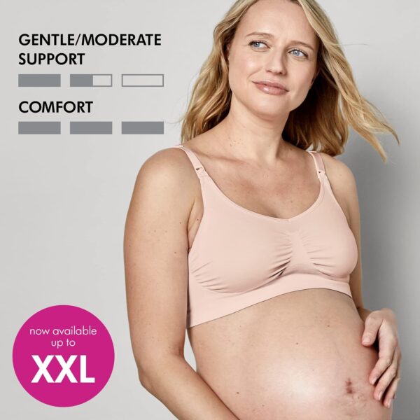 Medela Keep Cool Seamless Maternity and Nursing Bra with 2 Breathing Zones and Soft Touch Fabric for Comfortable Support, Black - Image 5