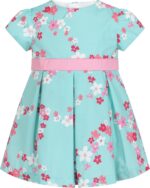 Little Girls Party Dress – Pretty Princess 100% Cotton Dress, Short Sleeved for Toddler 6 Months to 4 Years - by The Little Dress Co - Image 2