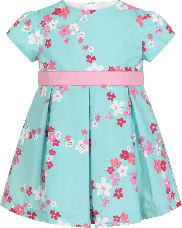 Little Girls Party Dress – Pretty Princess 100% Cotton Dress, Short Sleeved for Toddler 6 Months to 4 Years - by The Little Dress Co - Image 2