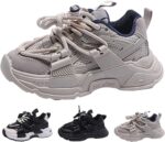 Fashion Spring Summer Children Sports Boys Run Shoes Flat Light Mesh Breathable Comfortable Solid Popular Sneaker - Image 3