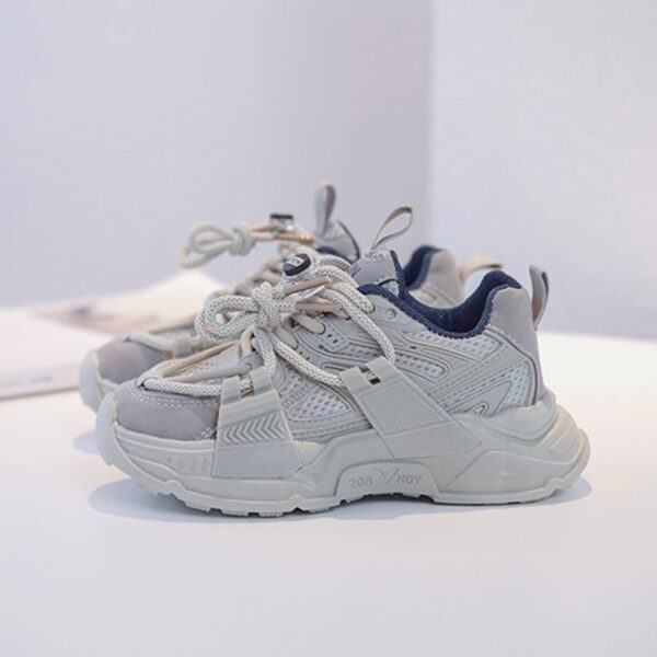 Fashion Spring Summer Children Sports Boys Run Shoes Flat Light Mesh Breathable Comfortable Solid Popular Sneaker - Image 5