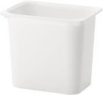 TROFAST Large Deep Plastic Storage Box (42x30x36 cm), White Toy & Equipment Organizer Bin