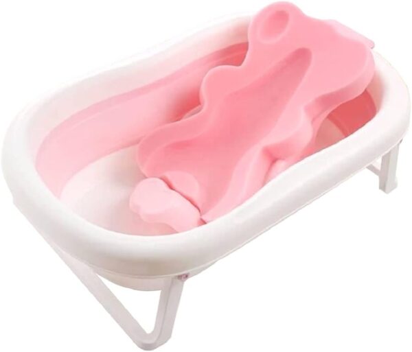 Baby Bath Sponge Quick Drying Comfy Foam Support Anti-Skid Natural Soft Bathing Cushion Newborns Mats - Image 4