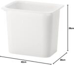 TROFAST Large Deep Plastic Storage Box (42x30x36 cm), White Toy & Equipment Organizer Bin - Image 2