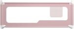 FOGUO Bed Rail for Twin Bed, Bed Guardrail for Kids, Travel Bed Guard Rail for Toddlers, Vertical Lifting Bed Guardrail, for Cribs, Twin, Double, Full Size Queen & King Bed