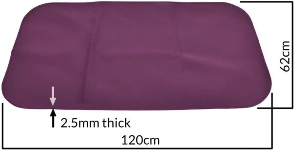 Care Designs Teenager Changing Mat|120x62cm Waterproof Changing Pad|Non-Slip, Machine Washable, Travel-Friendly with Wrap-Around Elastic Strap| Neoprene Material, Ultimate Comfort & Protection - Image 3