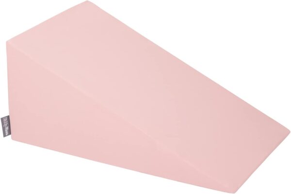 KiddyMoon Foam Playground For Kids With Square Ballpit (100 Balls ∅ 7Cm/2.75In) Soft Obstacles Course And Ball Pool, Made In The EU, Pink:Powder Pink/Pearl/Transparent - Image 3