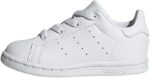 adidas Originals Kids Stan Smith (End Plastic Waste) Sneaker, White/Cloud White/Cloud White, 4 US Unisex Toddler